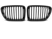 Paire de grilles de calandre BMW X1 E84 de 10/2009 a 08/2012 Noir mat