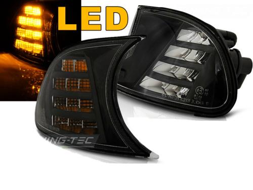 Paire Clignotants BMW serie 3 E46 Coupe Cabriolet 1999 a 2001 Noir Led