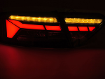 Paire de feux arriere Audi A5 de 2011 a 2016 FULL LED BAR Dyn Fume