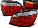 Paire de feux arriere BMW serie 5 E60 Berline 03-07 LED rouge blanc