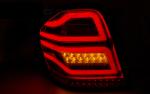 Paire de feux arriere Mercedes Classe M W164 de 2005 a 2008 FULL LED Rouge Fume