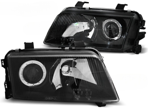 Paire de feux phares Audi A4 B5 de 1994 a 1998 design noir