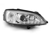 Paire de feux phares Opel Astra G 97-04 Daylight led chrome