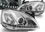 Paire de feux phares Opel Corsa C 00-06 Daylight led chrome