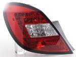 Paire feux arrière Opel Corsa D 5 portes 2006 a 2010 Rouge Led