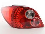 Paire de feux arrière Peugeot 307 Berline 2001-2005 Rouge Led