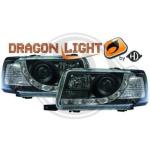 Paire de Phares Daylight Audi 80 de 1991 a 1994 Noir Led