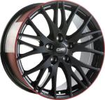 Jante CMS C8 18" x 8" 5x112 ET30 Noir Rouge Brillant