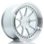 Jante JR Wheels JR47 19x9,5 ET15-35- 5 Trous sur mesure- Silver w/ Machined Lip