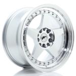 Jante JR Wheels JR6 17x9 ET25 - 5x114.3/5x120 - Silver machined face