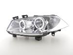 Paire de feux phares Angel Eyes Renault Megane 2 Berline 2003-2005 chrome