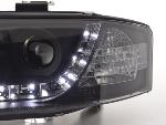 Paire de feux phares Daylight Led Audi A6 4B 1997-2001 Noir