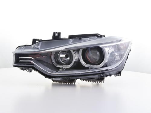 Paire de feux phares Angel Eyes BMW serie 3 F30/F31 de 11-15 Noir