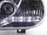 Paire de feux phares Daylight Led VW Golf 4 de 98-03 chrome