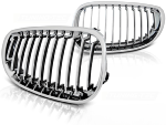 Paire grilles calandre BMW serie 5 E60/E61 de 07/2003 a 2010 Chrome