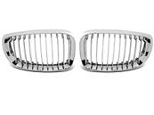 Grilles calandre BMW serie 1 E87/E81/E82/E88 de 2007 a 2013 Chrome