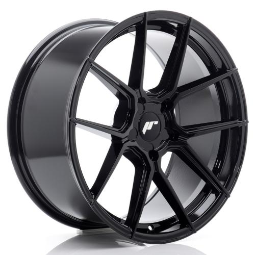 Jante JR Wheels JR30 19x9,5 ET20-40 - 5 trous sur mesure - Noir brillant