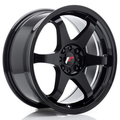 Jante JR Wheels JR31 17x8 ET25 - 4/100 - 4/108 - Noir brillant