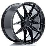 Jante JR Wheels JR44 18x8 ET20-42 - 5 trous sur mesure - Black machined w/ Tinted face