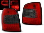 Paire de feux arriere pour Audi A4 de 1994 a 2001 break LED rouge fume