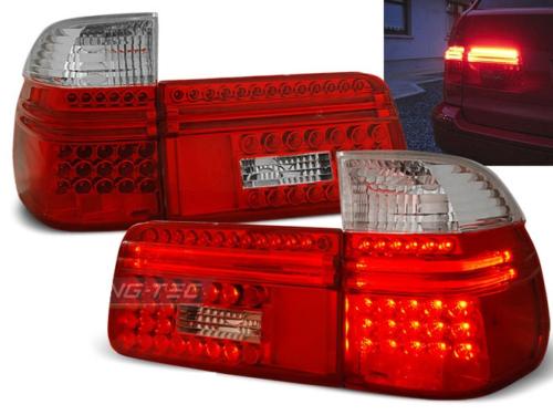 Paire de feux arriere BMW serie 5 E39 Break 97-00 LED rouge blanc