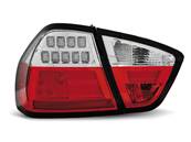 Paire de feux arriere BMW serie 3 E90 Berline 05-08 LED BAR rouge blanc