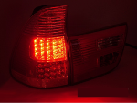 Paire de feux arriere BMW X5 E53 de 1999 a 2003 LED rouge blanc