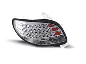 Paire de feux arriere Peugeot 206 berline 98-06 LED chrome