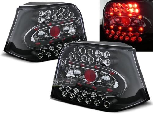 Paire de feux arriere VW Golf 4 97-03 noir led