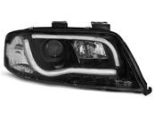 Paire de feux phares Audi A6 97-01 noir LTI DRL led