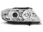 Paire de feux phares BMW serie 3 E90 / E91 05-08 angel eyes CCFL chrome