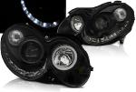 Paire de feux phares Mercedes CLK W209 03-10 Daylight led noir