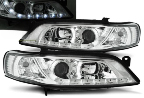 Paire de feux phares Opel Vectra B 96-98 Daylight led chrome
