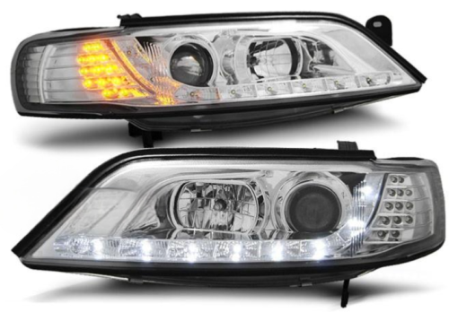 Paire de feux phares Opel Vectra B 96-98 Daylight led chrome