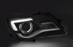 Paire de feux phares Opel Insignia 13-17 LED DRL noir