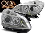 Paire de feux phares Renault Clio 3 05-09 Angel eyes chrome