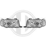 Paire de Phares Angel Eyes Audi 80 1991 a 1994 Chrome