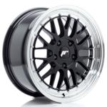 Jante JR Wheels JR23 17x8 ET35- 5x120- Gloss Black w/ Machined Lip