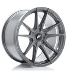 Jante JAPAN RACING JR21 19" x 9,5" 5x100 5x130 ET 20-45 Blank Hyper Gray