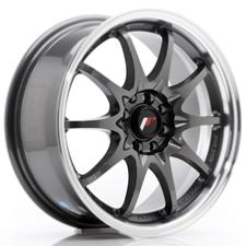 Jante JR Wheels JR5 16x7 ET30 - 5x100/5x114.3 - Gun Metal Machine lip