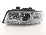 Paire de feux phares Led DRL Audi A4 type 8E/B6 de 2001 a 2004 chrome