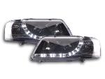 Paire de feux phares Daylight Led Audi A3 8L 96-00 Noir