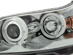 Paire de feux phares Angel Eyes Citroen C4 2004-2010 chrome