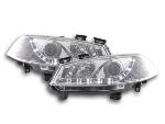 Paire de feux phares Daylight Led Renault Megane 03-06 Chrome