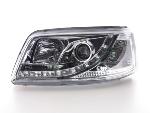 Paire de feux phares Daylight Led VW Bus T5 03-09 Chrome