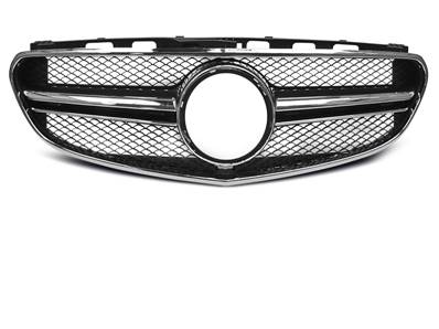 Grille calandre Mercedes classe E W212 13-16 noir chrome