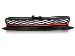 Calandre avant Volkswagen Golf 7 17-20 Look GTI Noir Ligne Rouge