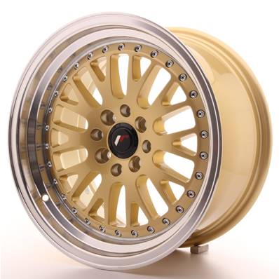 Jante JAPAN RACING JR10 16" x 8" 4x100 4x108 ET20 Gold Machined Lip