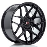 Jante JR Wheels JR18 17x8 ET35 - 5x100 / 5x114.3 - Noir brillant