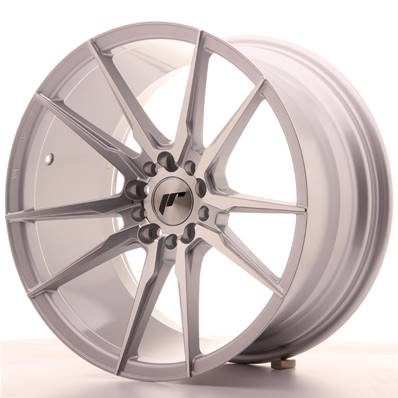 Jante JAPAN RACING JR21 18" x 9,5" 5x120 5x100 ET 35 Machined Face Silver